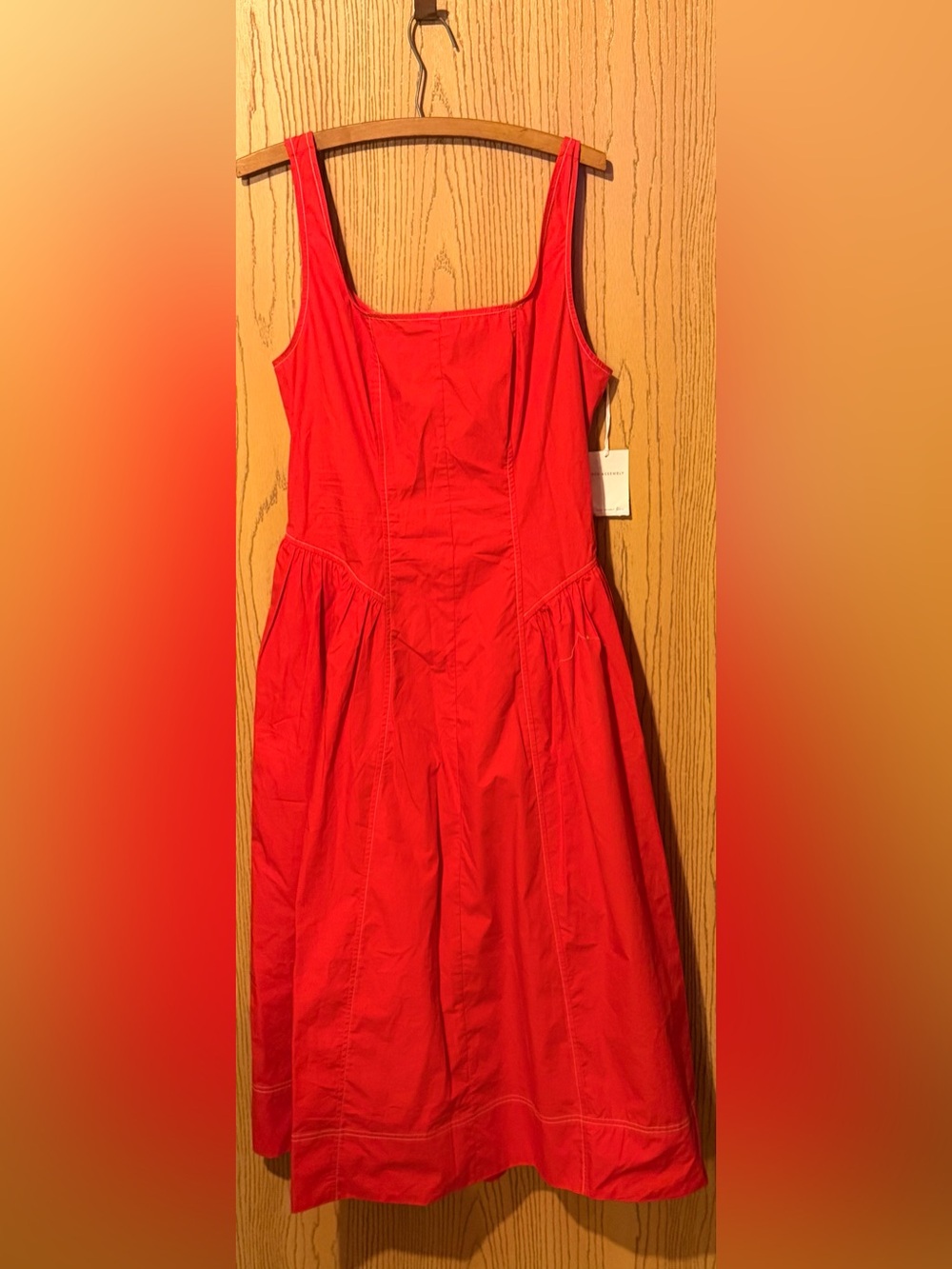 Red Fit-and-Flare Dress - Women - Picture 2 of 4
